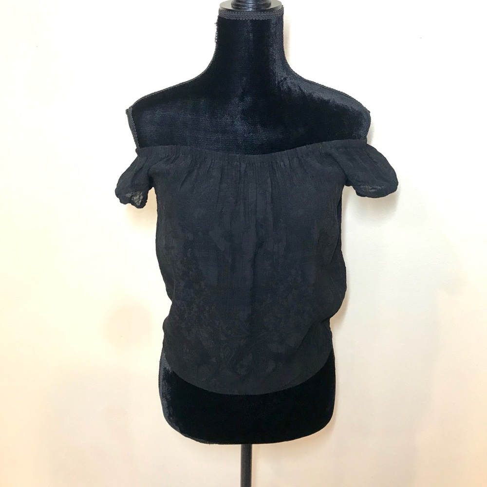 BEBE SHEER CROP TOP